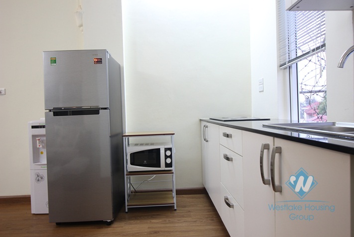 Bright and clean studio apartment for rent on Xuan Dieu, Tay Ho, Hanoi